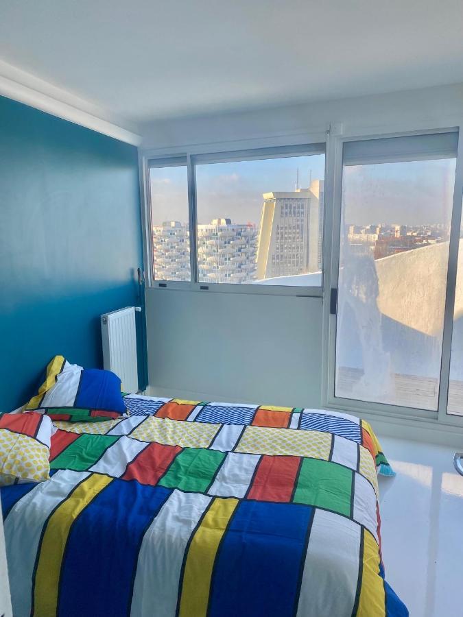 14Eme Et Der Etage "Arty" Avec 2 Chambres Et Vue Panoramique ! Créteil Esterno foto