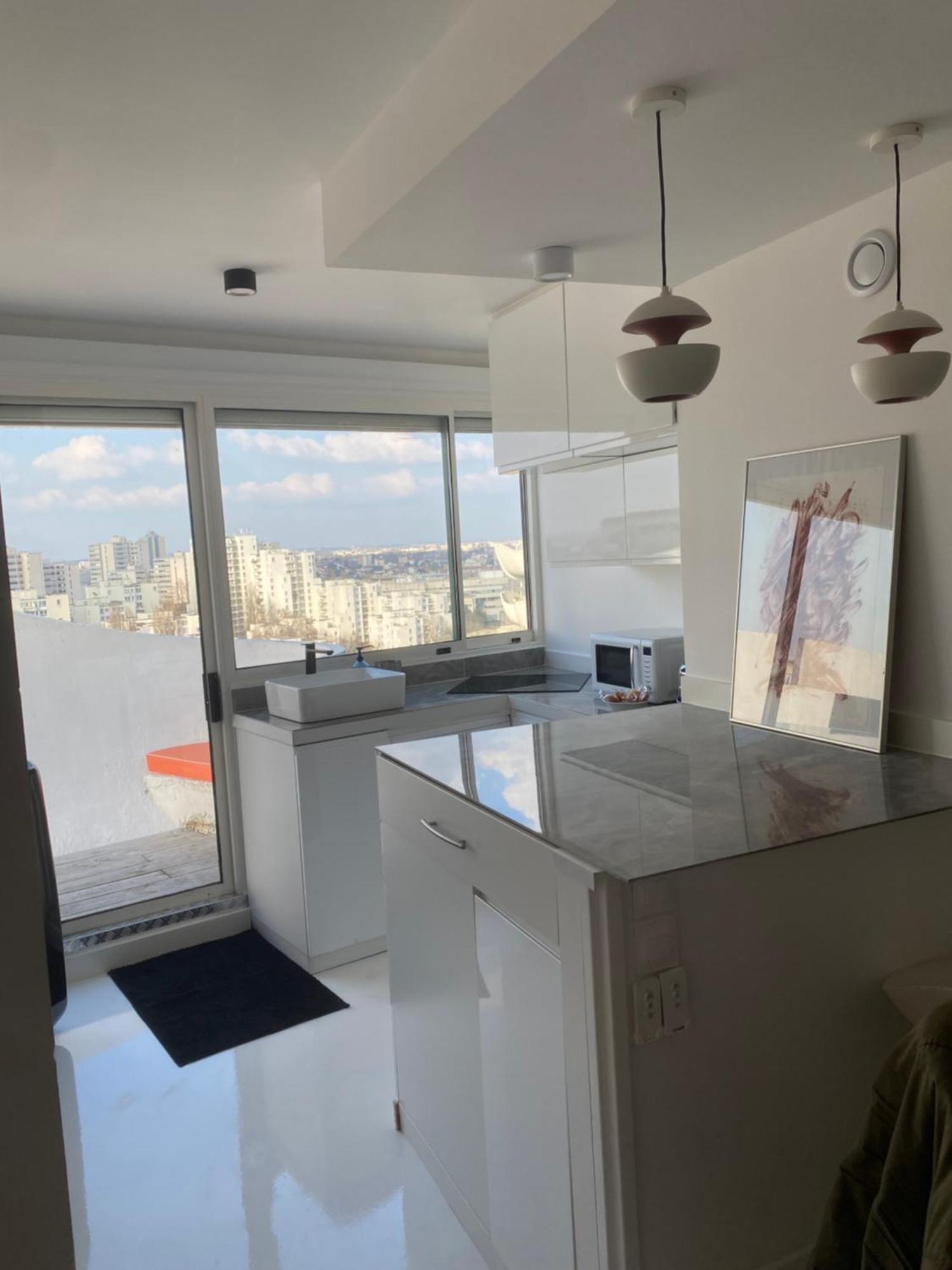 14Eme Et Der Etage "Arty" Avec 2 Chambres Et Vue Panoramique ! Créteil Esterno foto
